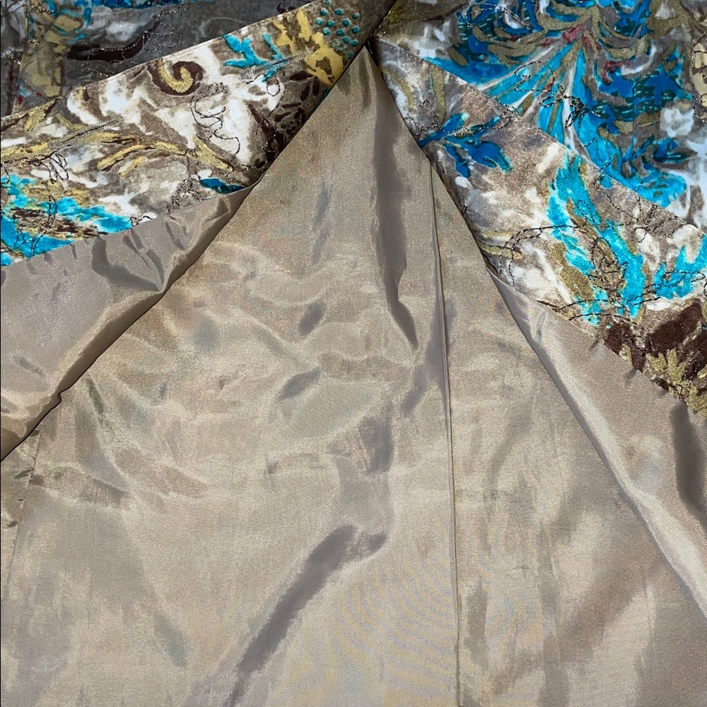 Vintage Chico's Elegant Floral Brocade Jacket. Size 0. - Picture 5 of 5
